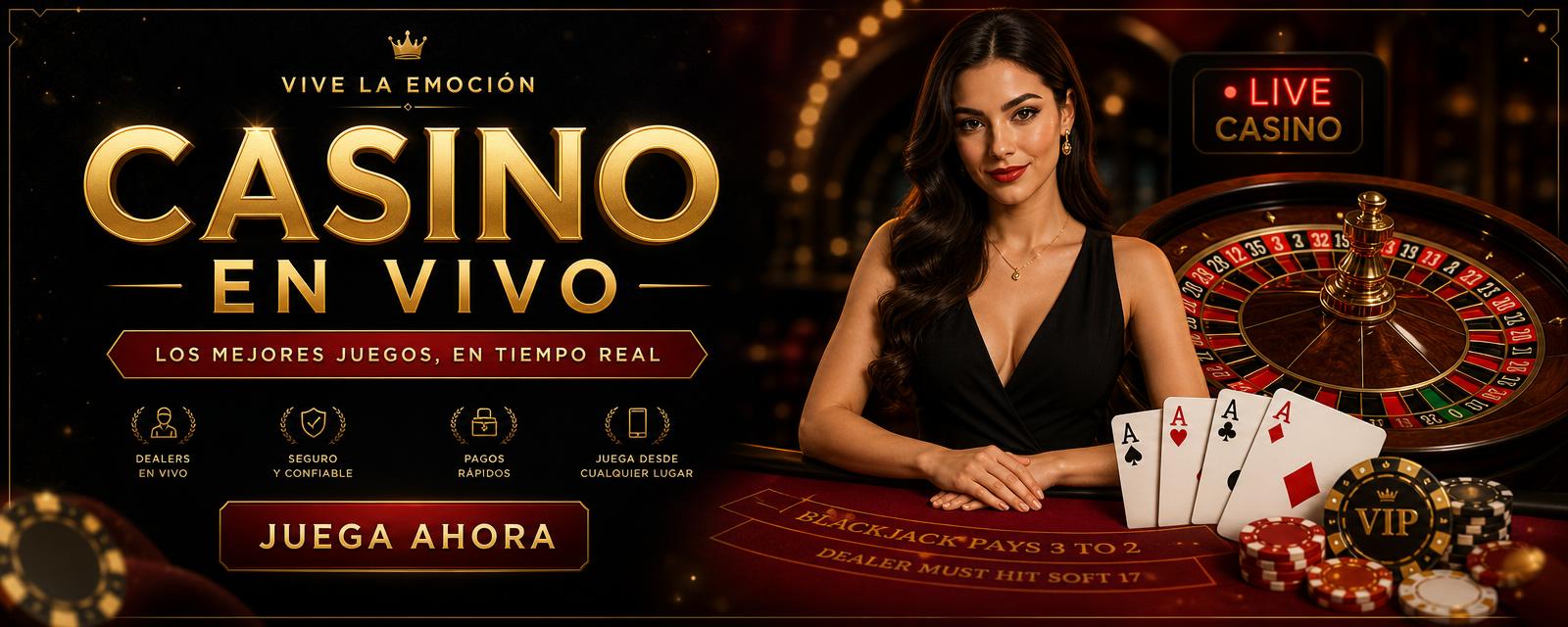 Casino en vivo con dealers reales